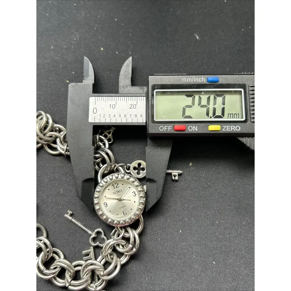XOXO Silver Tone Key Charms Women’s Quartz Watch